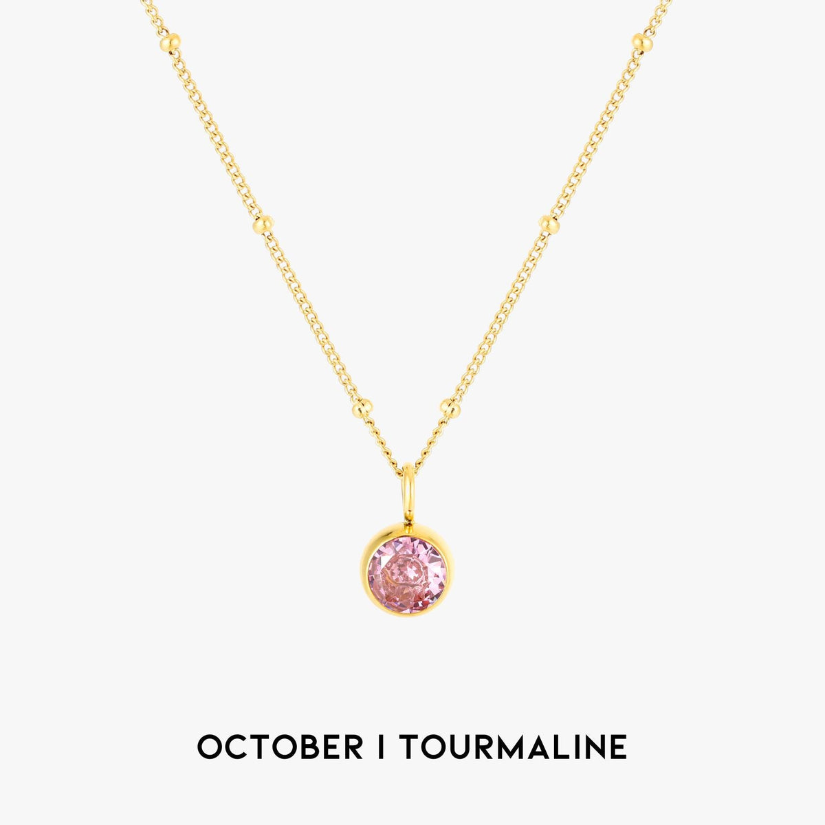 Birth Month Stone Necklace