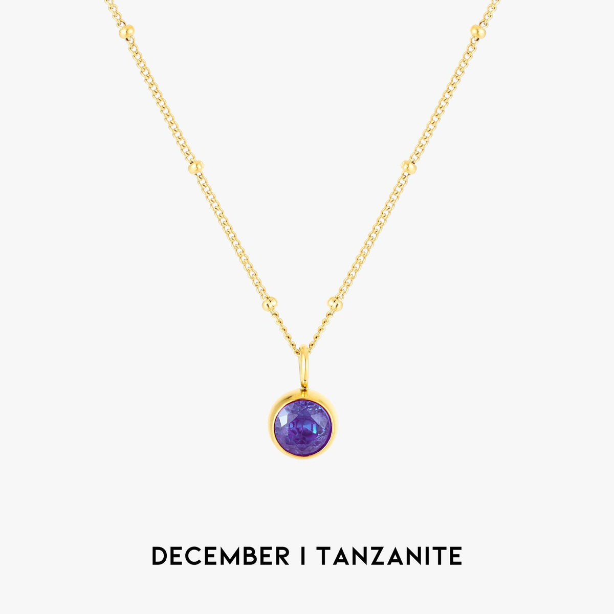 Birth Month Stone Necklace
