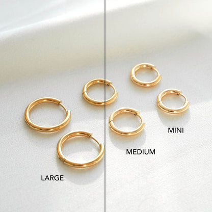 Everyday Polished Hoops