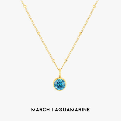 Birth Month Stone Necklace