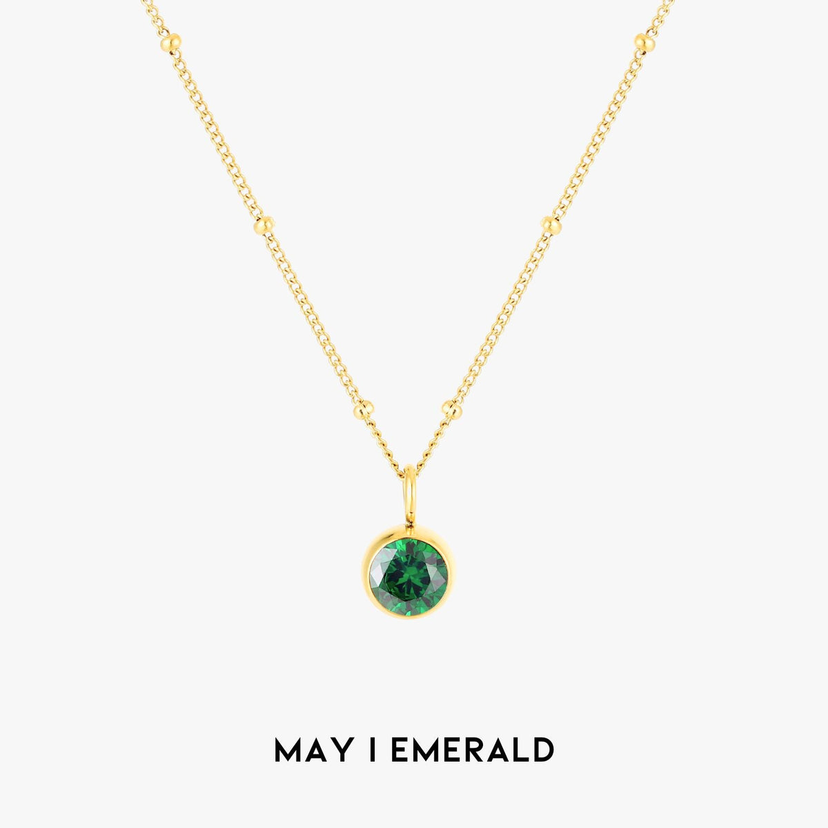 Birth Month Stone Necklace