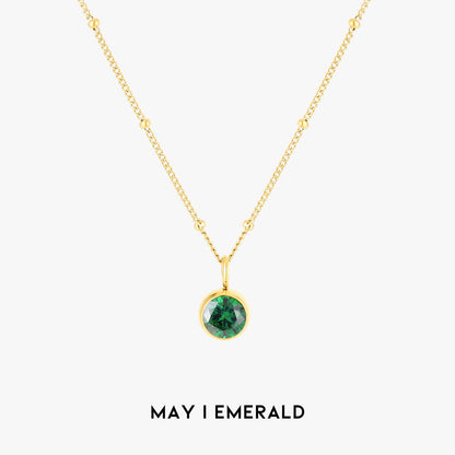 Birth Month Stone Necklace