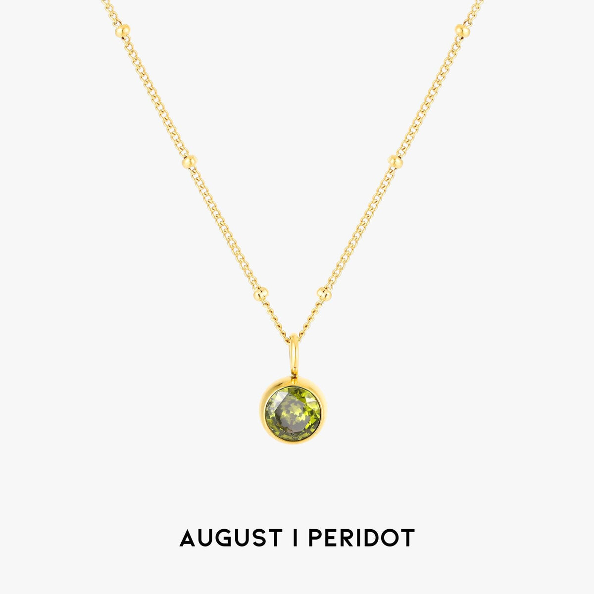 Birth Month Stone Necklace