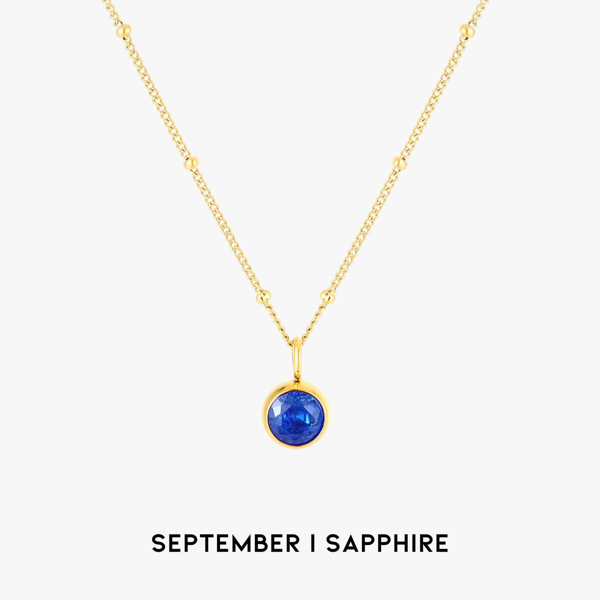 Birth Month Stone Necklace
