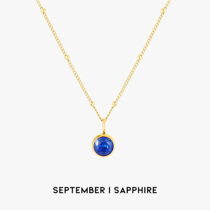 Birth Month Stone Necklace