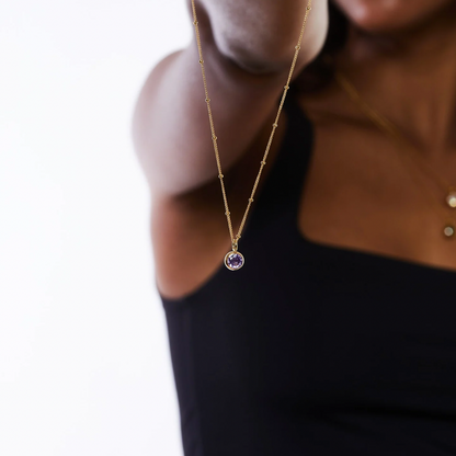 Birth Month Stone Necklace