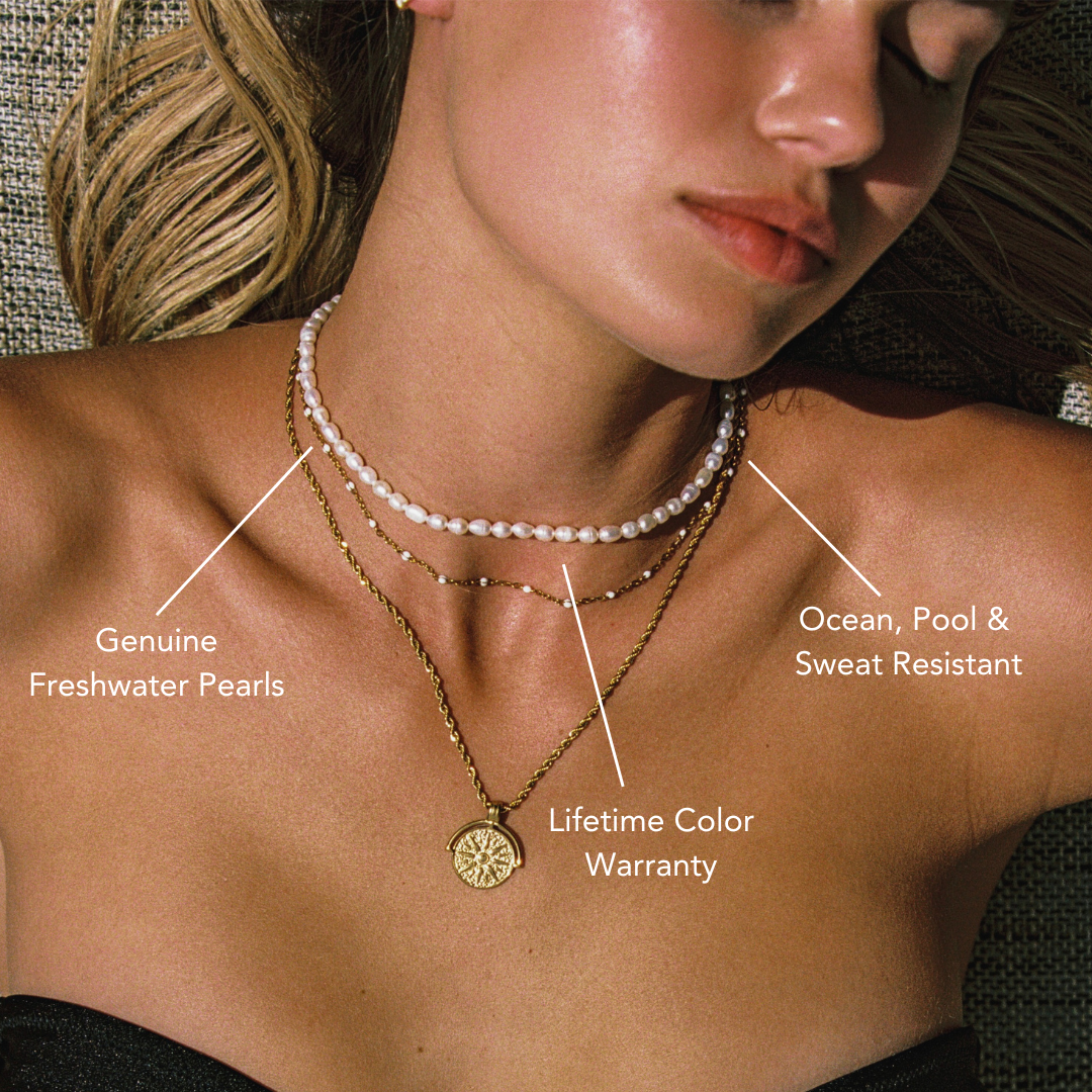 Hand-Strung Pearl Choker