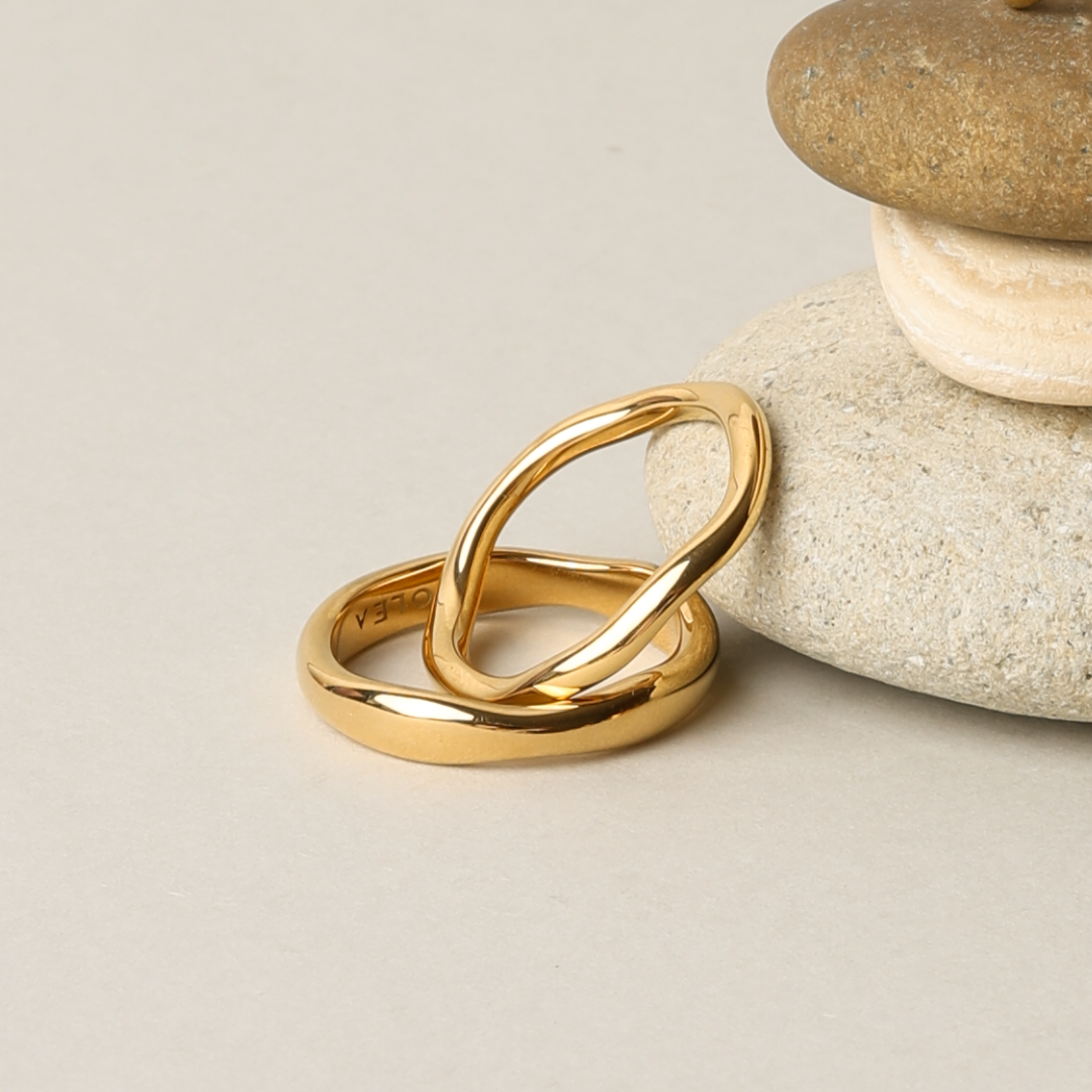 Twin Stacking Ring Set