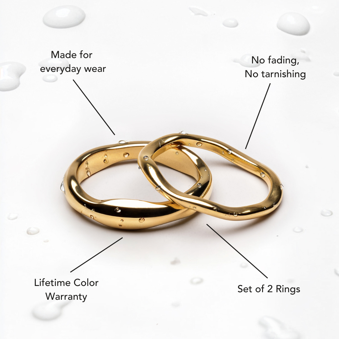 Twin Stacking Ring Set