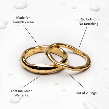 Twin Stacking Ring Set
