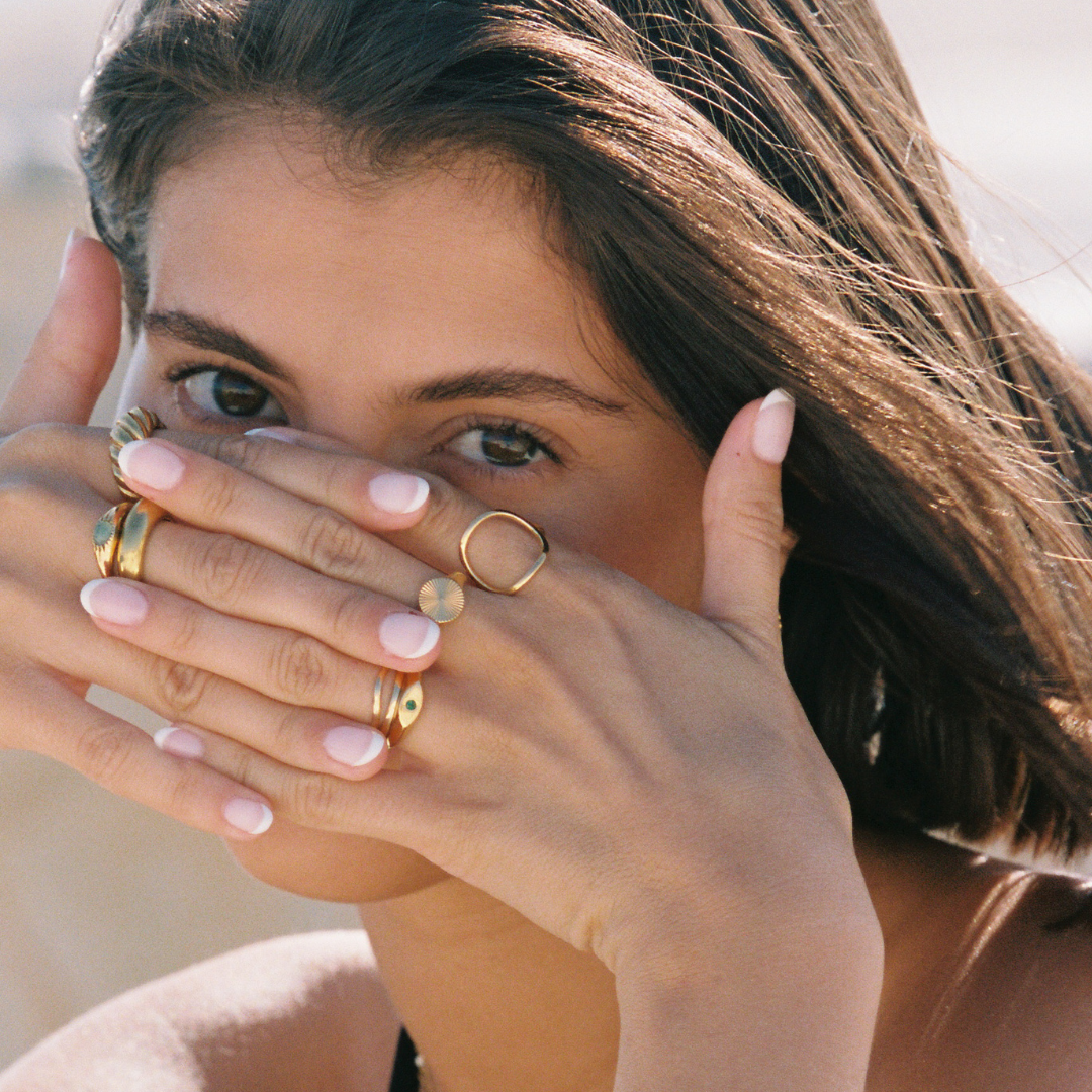 Minimal Oval Dome Ring