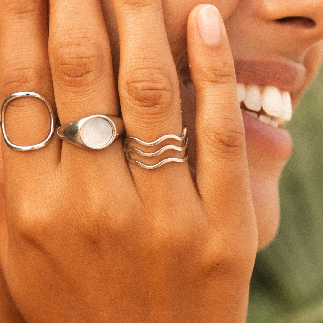 Triple Wave Ring