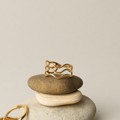 Triple Wave Ring