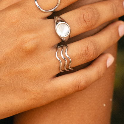 Triple Wave Ring