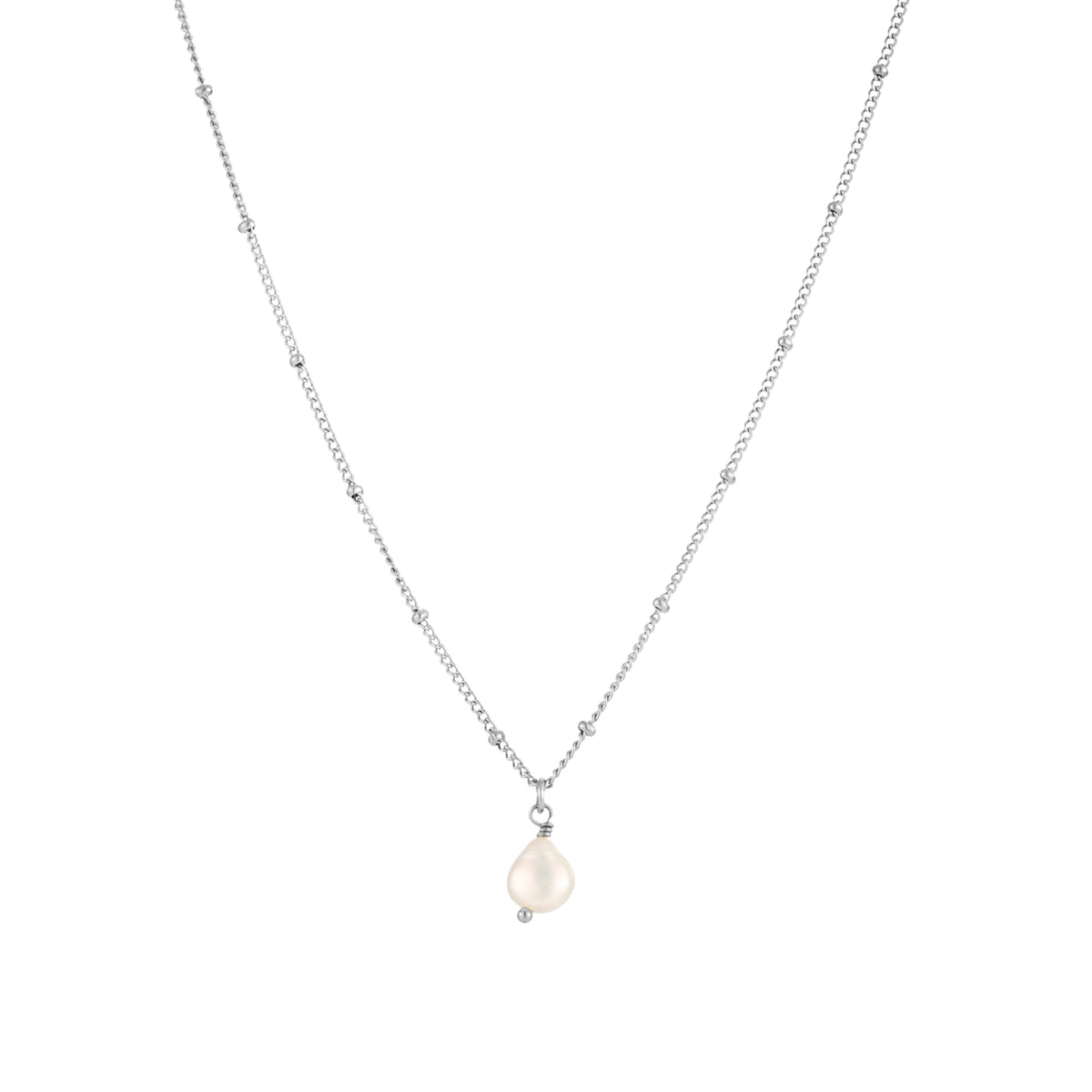 Single Baroque Pearl Necklace
