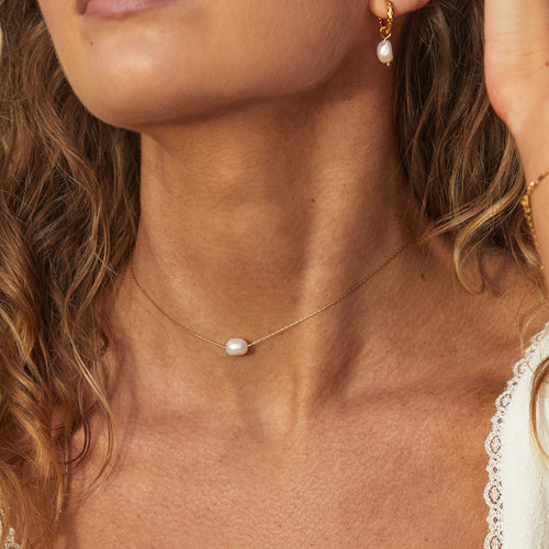 Baroque Pearl Strand Choker