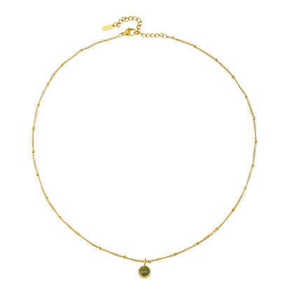 Birth Month Stone Necklace