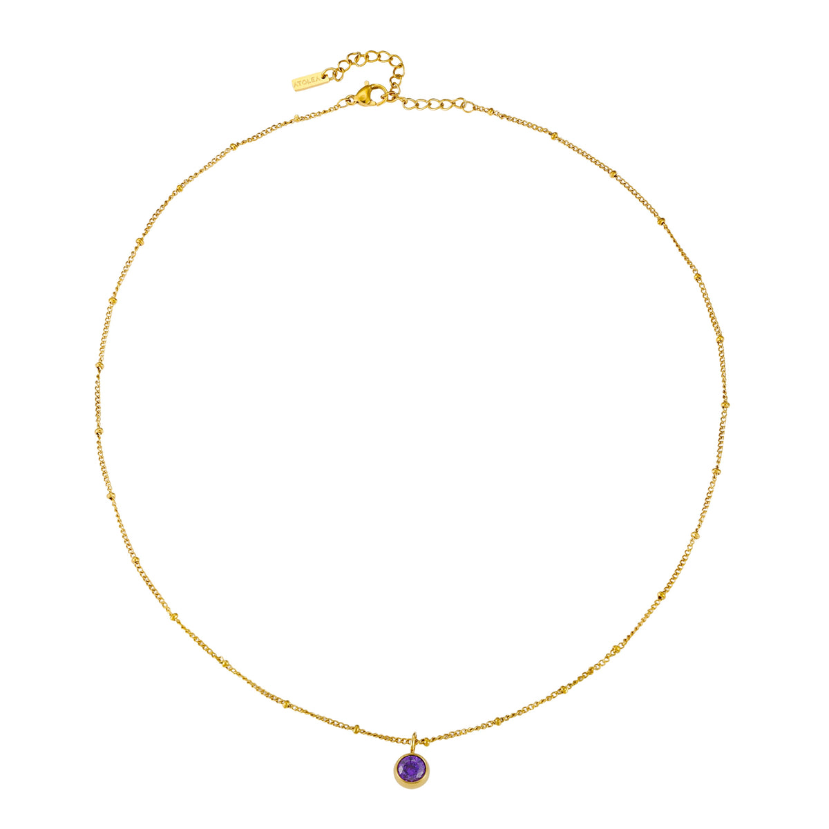 Birth Month Stone Necklace