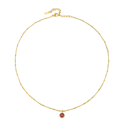 Birth Month Stone Necklace