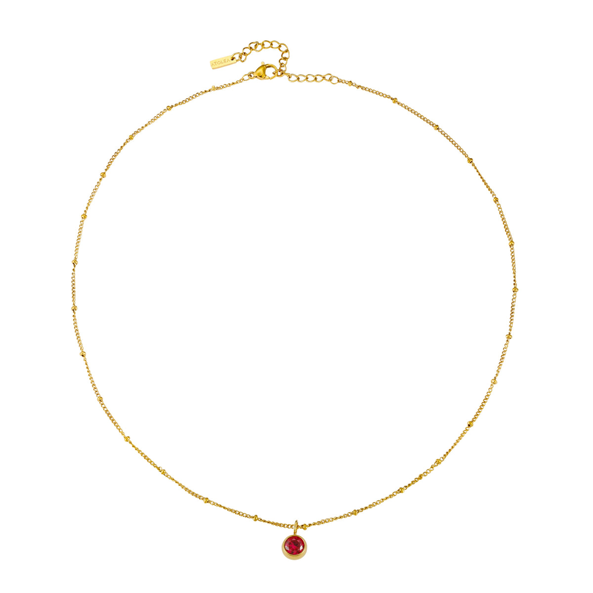 Birth Month Stone Necklace