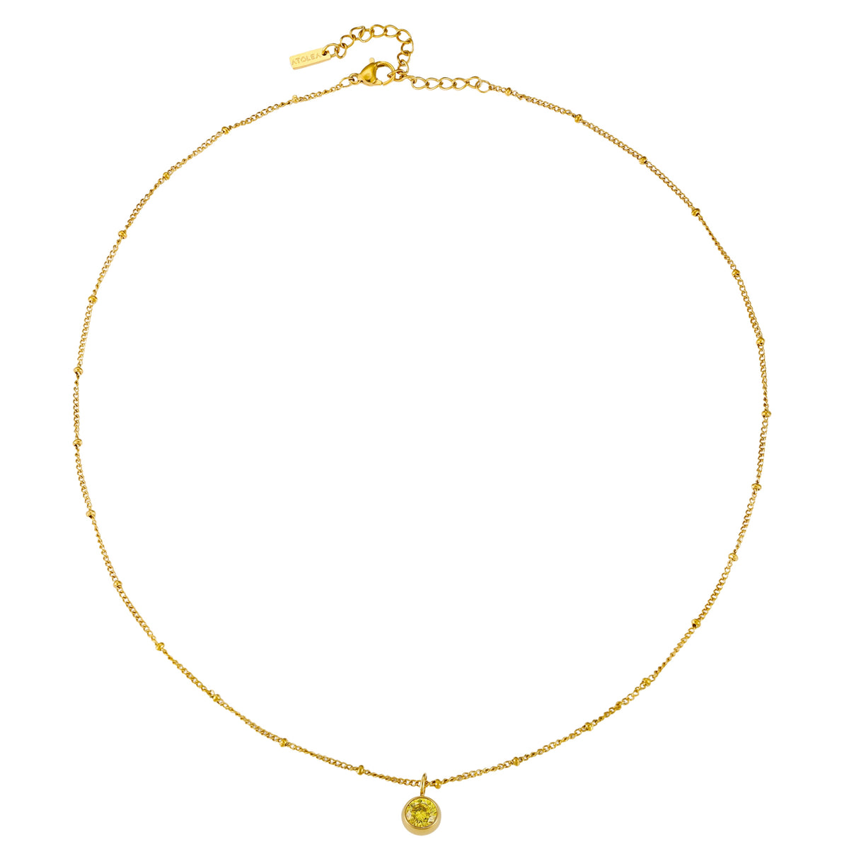 Birth Month Stone Necklace