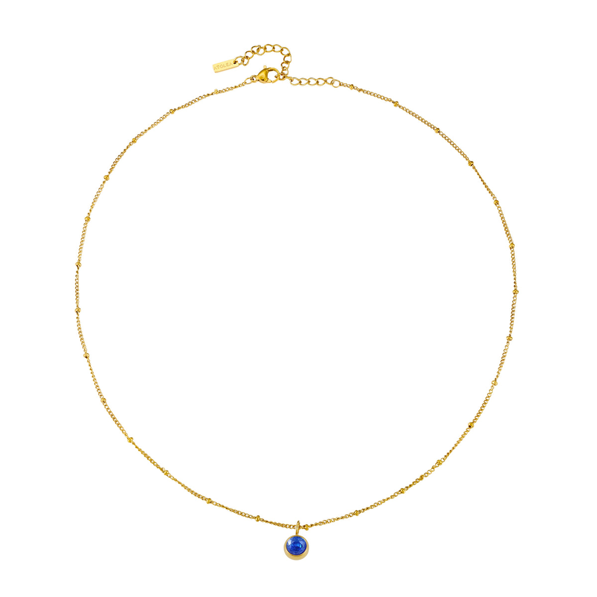 Birth Month Stone Necklace