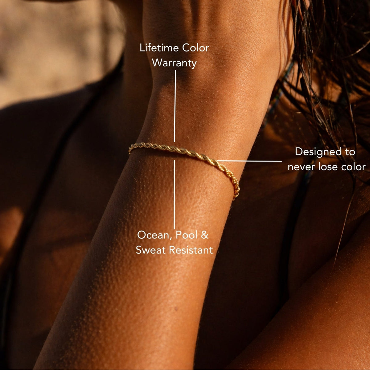 Twisted Rope Chain Bracelet