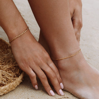 Classic Figaro Chain Anklet