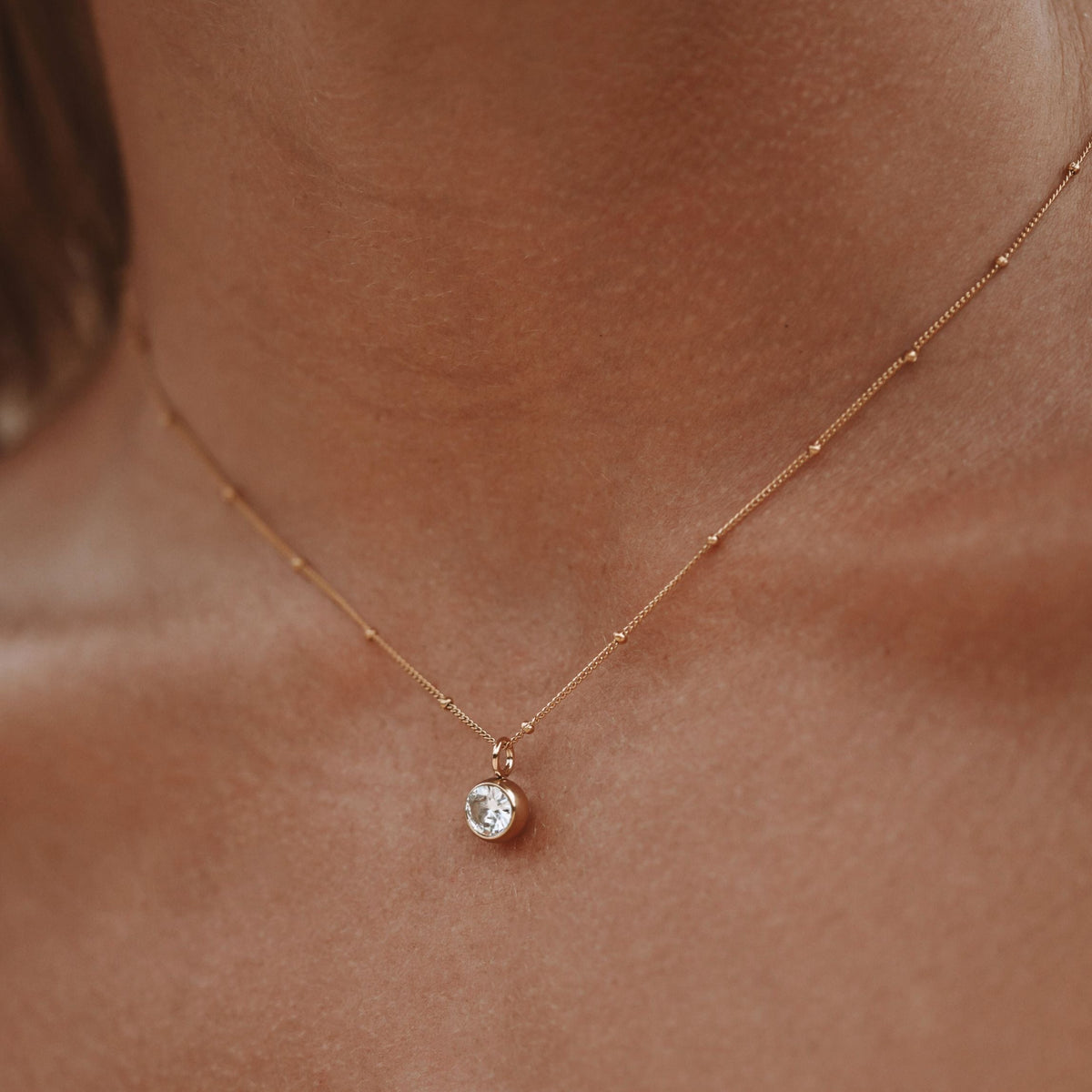 Birth Month Stone Necklace