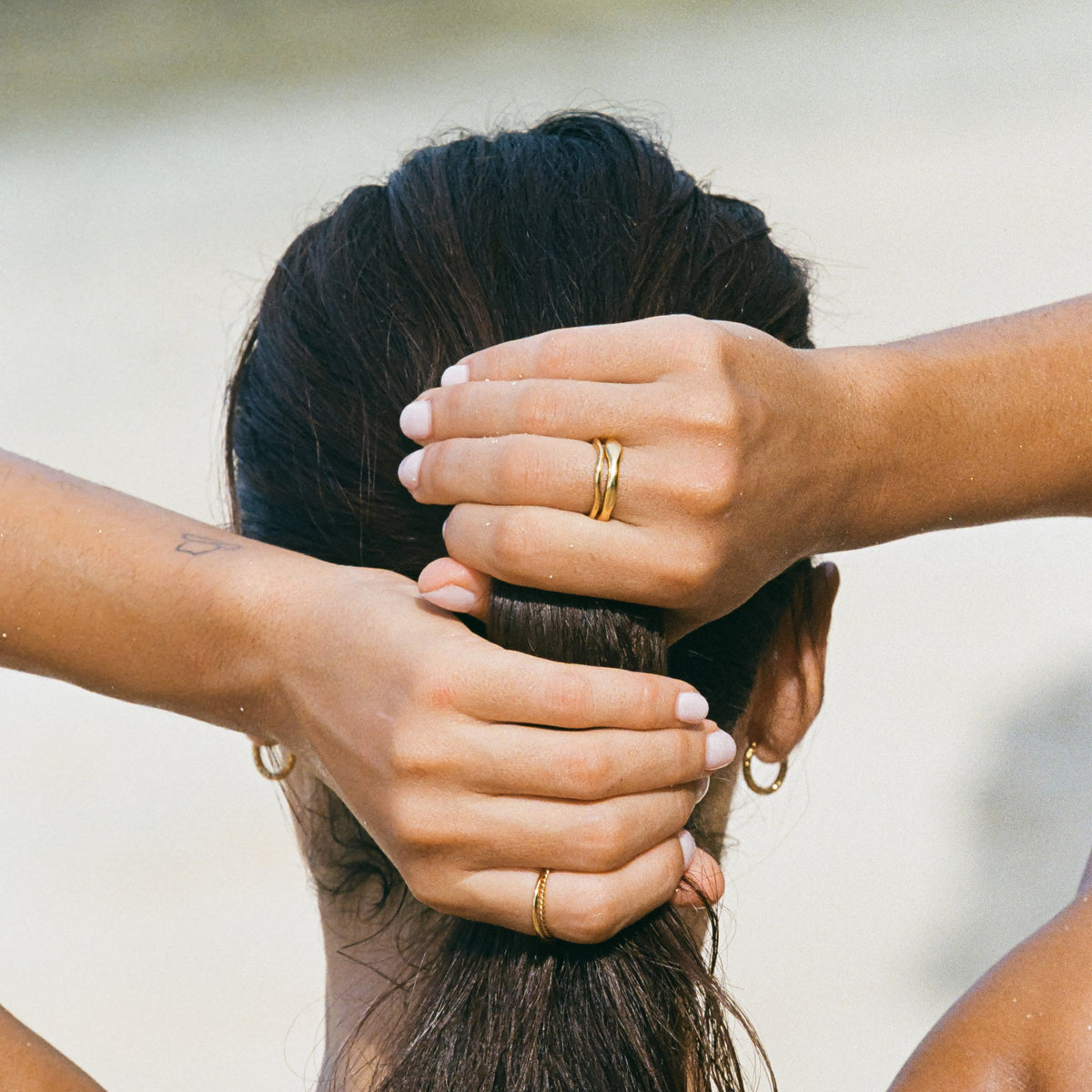 Twin Stacking Ring Set