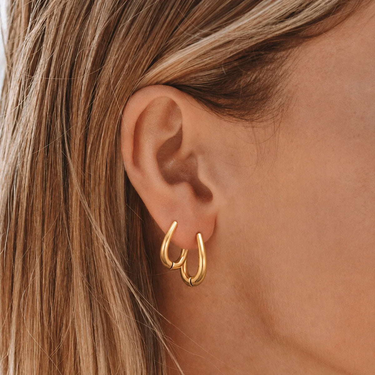 Polished Teardrop Earrings