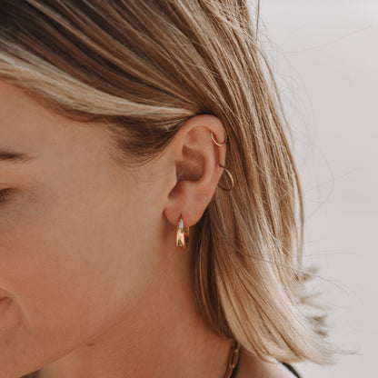 Polished Teardrop Earrings