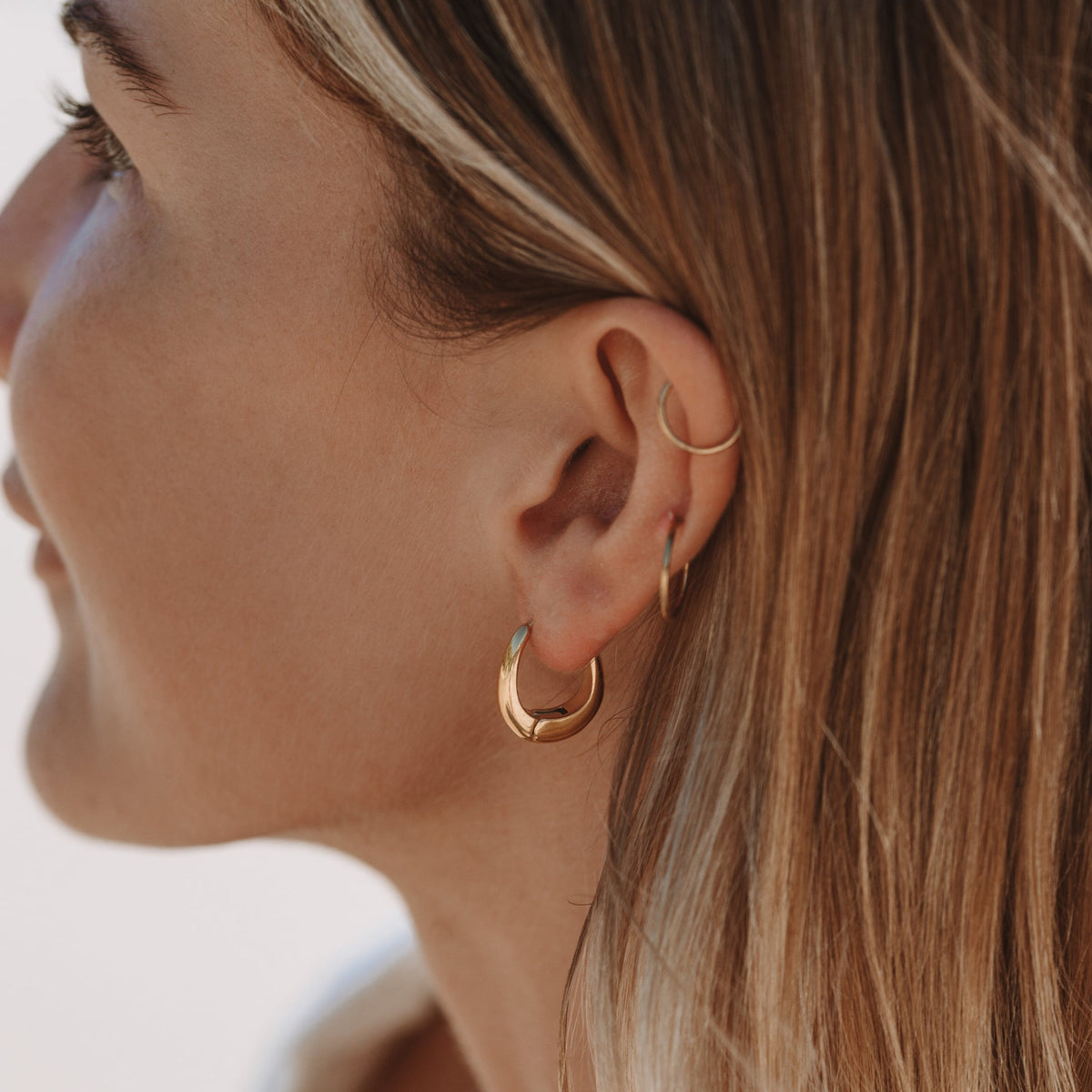 Polished Teardrop Earrings