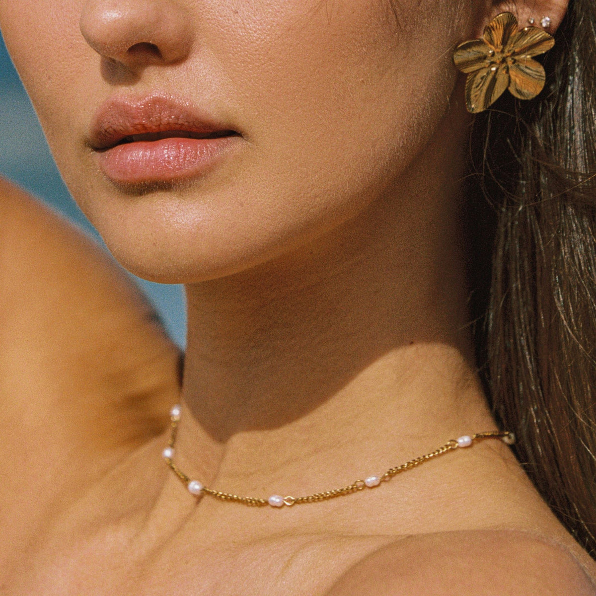 Pearl Station Chain Choker