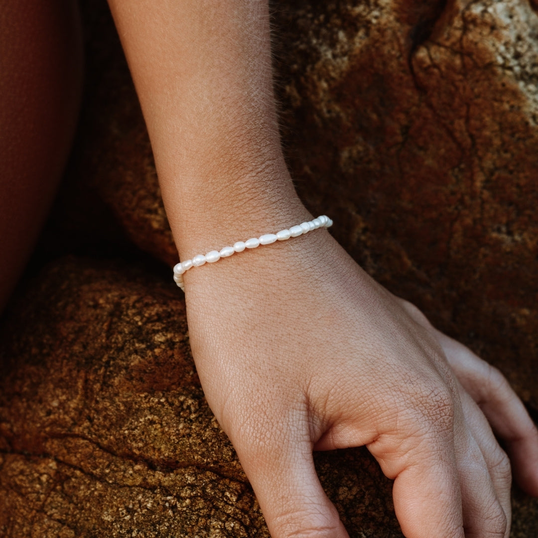 Hand-Strung Pearl Bracelet