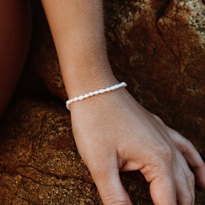 Hand-Strung Pearl Bracelet
