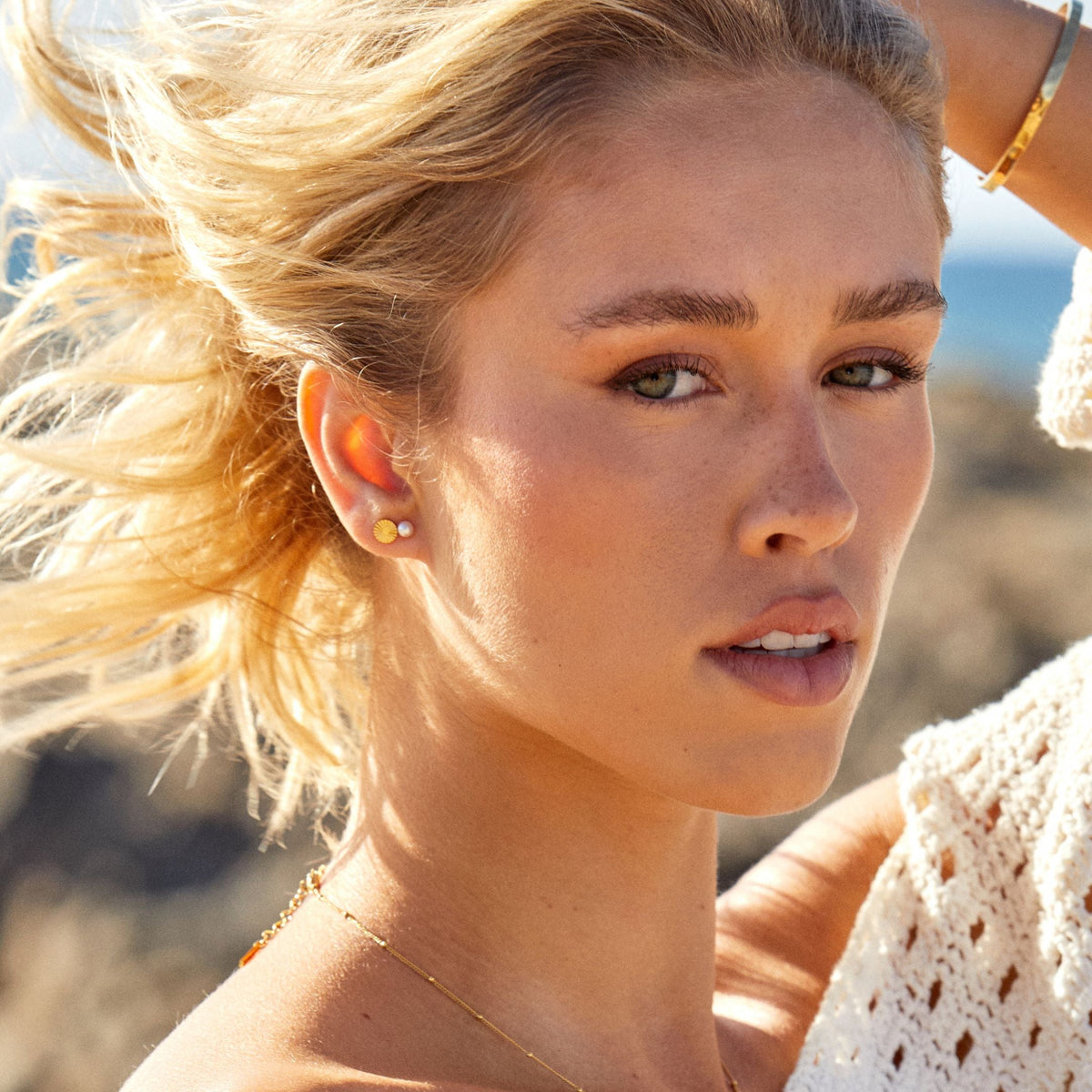 Petite Pearl Studs