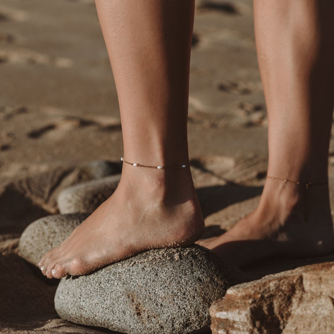 Seaside Pearl Anklet