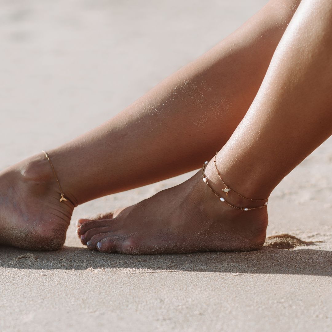 Seaside Pearl Anklet
