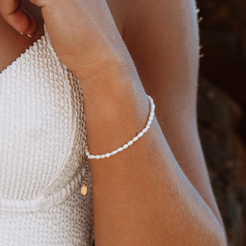 Hand-Strung Pearl Bracelet