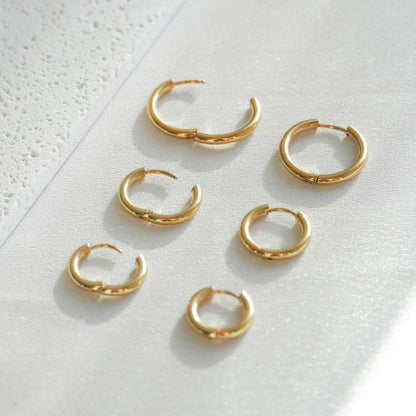 Everyday Polished Hoops