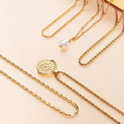 Sunburst Pendant Necklace