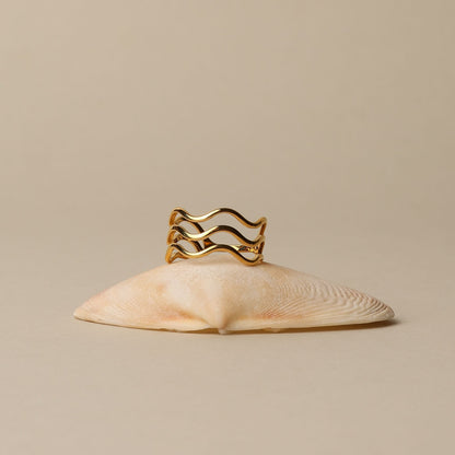 Triple Wave Ring