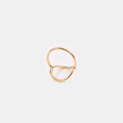 Minimal Oval Dome Ring