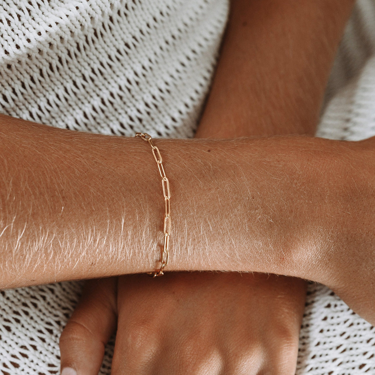 Paperclip Link Bracelet