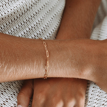 Paperclip Link Bracelet