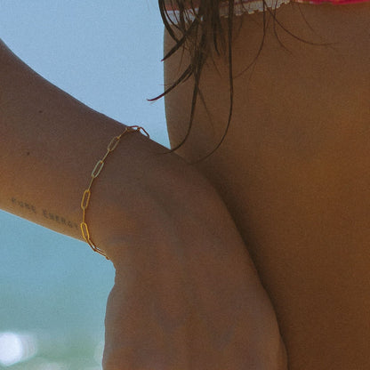 Paperclip Link Bracelet