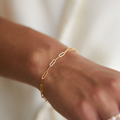 Paperclip Link Bracelet