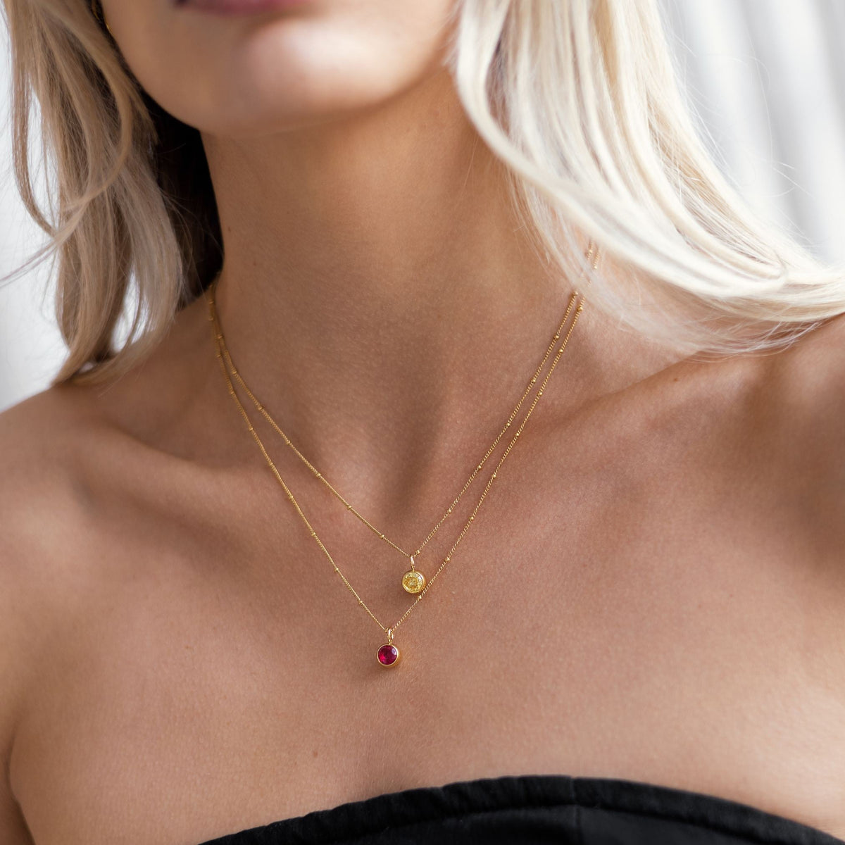 Birth Month Stone Necklace