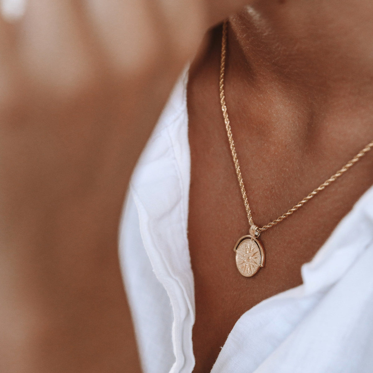 Sunburst Pendant Necklace